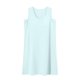 thumbnail image 5 of Camisón largo de poliéster para mujer, sin mangas, cuello redondo, informal, moderno y elegante., 5 of 6
