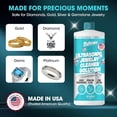 thumbnail image 3 of Sylvan Ultrasonic Jewelry Cleaner Solution Concentrate + Free Polishing Cloth | 500+ Uses | 32 Oz | Made in USA | For  All Ultrasonic Cleaners | Cleaner Liquid | Rings, Necklaces & Eye Wear, 3 of 8