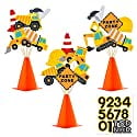 Faisichocalato construction Party centerpiece Dump Truck car cone Table Topper Decoration Zone Birthday Party Supplies