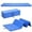 Blue, variant on Ainfox 2" Gymnastics Tumbling 3'x6' Light Blue Folding Exercise Mat