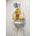 thumbnail image 5 of iDesign York Metal Hanging Shower Organizer, Rust-Resistant Metal, Silver, 10" x 4" x 22", 5 of 7