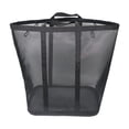 thumbnail image 1 of Mesh Beach Bag Basket Basking de lavandería Plegable Casa de lavado para elementos esenciales de vacaciones pequeño, 1 of 8