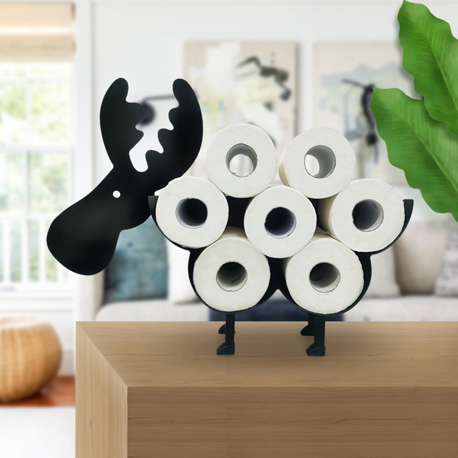 Toilet Paper Holder Paper Rolls Stand Easy Assembly Wall Mount Paper Roll Rack