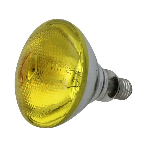 Northlight Incandescent Weatherproof 100 Watt Indoor/Outdoor Amber Floodlight Bulb