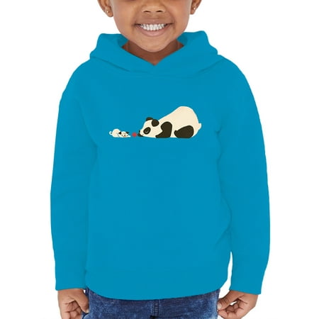 

Image Conscious Panda And Dog Playing Hoodie Toddler -Jay Fleck Designs Unisex 5 Toddler