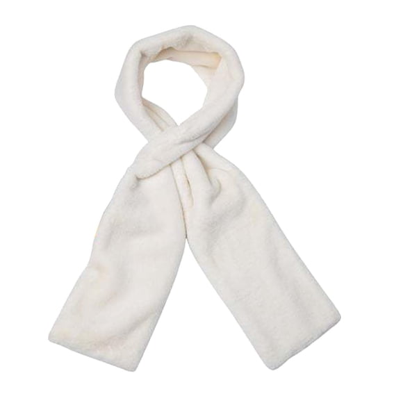 Bufanda de felpa para mujer con bolsillo con cremallera para citas, desplazamientos y compras.