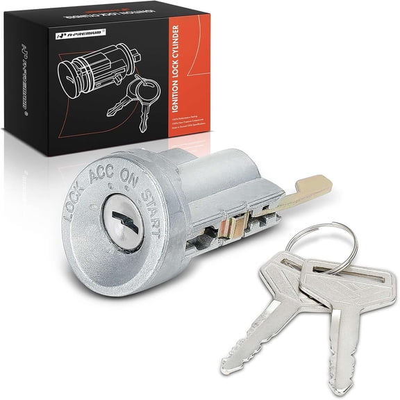 A-Premium Ignition Lock Cylinder with 2 keys Compatible with Toyota Vehicles - Corolla 1975-1979, Celica 1975-1981, Pickup 1979-1981 1983, Starlet 1981-1982, Tercel 1980-1982