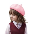 thumbnail image 2 of TOPTIE Kids French Wool Berets Hat Classic Fashion Warm Beanie Cap for Girls, 2 of 8