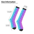 thumbnail image 5 of Balery Rainbow Scales2 Fun Novelty Socks Men'S Women'S Crew Socks Funny Crazy Novelty Socks Quirky And Cool Socks, 5 of 9