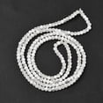 thumbnail image 3 of Frosted Crackle Glass Beads Strands Rondelle White 4.5x3.5mm Hole: 0.8mm about 222pcs/strand 30.71''~31.10''(78~79cm), 3 of 4