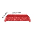 thumbnail image 3 of Mantel de San Valentín de 137 x 274 cm | Mantel de plástico impermeable con estampados de corazones para fiestas y decoraciones., 3 of 6