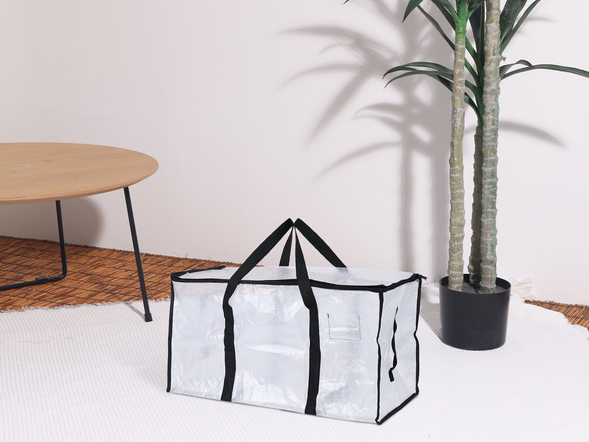 Unique Bargains 1 Pack Clothes Storage Foldable Storage Bags for Closet Organizers Black
