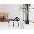 thumbnail image 7 of Unique Bargains 1 Pack Clothes Storage Foldable Storage Bags for Closet Organizers Black, 7 of 7