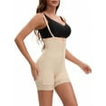 thumbnail image 4 of INSPIRE CHIC Women's Sculpting Butt Lifting Body Shaper with Front Hook-and-Zip Closure Tummy Control Lace Shapewear S Beige, 4 of 5