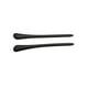 thumbnail image 1 of Qarigey 2 pares de soportes para piernas, cubiertas de pie universales antideslizantes de repuesto, cómodos accesorios de silicona para anteojos, Cadenas y cordones para anteojos Negro Qarigey AP012437-01, 1 of 6