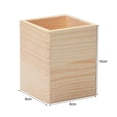 thumbnail image 4 of Sylvtty Multi-Segment Unpainted Pen Holder Wood Student Stationery Pencil Storage Box for Office, 4 of 7