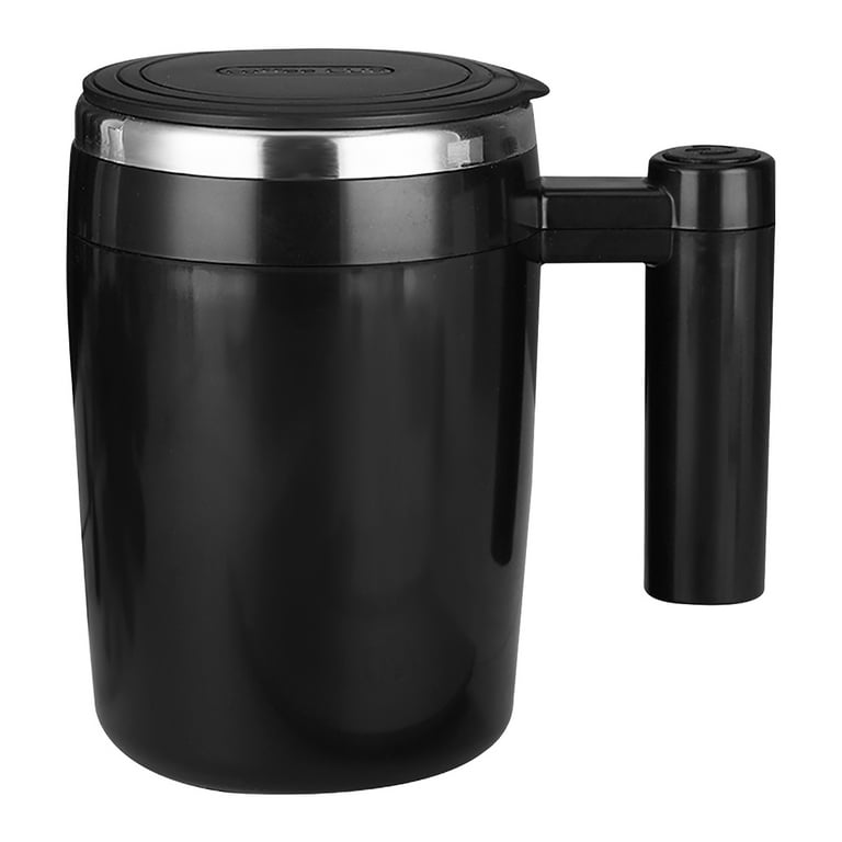 Jytue Self Stirring Mug, 380ml Self Mixing Coffee Cup Rechargeable Auto  Magnetic Coffee Mug with Stir Bar, Electric Stainless Steel Mixing Cup