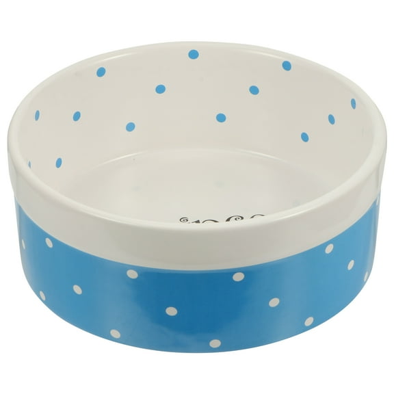 OUNONA Ceramic Cat Bowl Food Dish for Cats and Small Dogs Pet Feeding Bowl