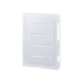 thumbnail image 2 of Maletín Portátil, Caja de Almacenamiento de Plástico para Papel de Scrapbook con Mango, , Revistas, Protección de Papel, Suministros de A5 blanco fino Macarena Titular de archivo transparente, 2 of 8
