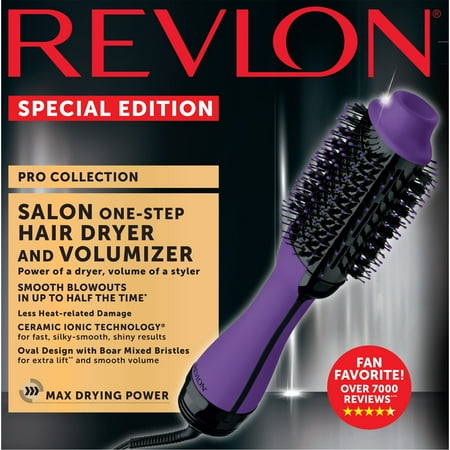 revlon dryer hair step brush volumizer air walmart purple