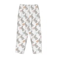 thumbnail image 5 of Daiia Gray Rabbit Women's Sleep Pant with Pockets and Drawstring,Pajama Pants-Large, 5 of 9