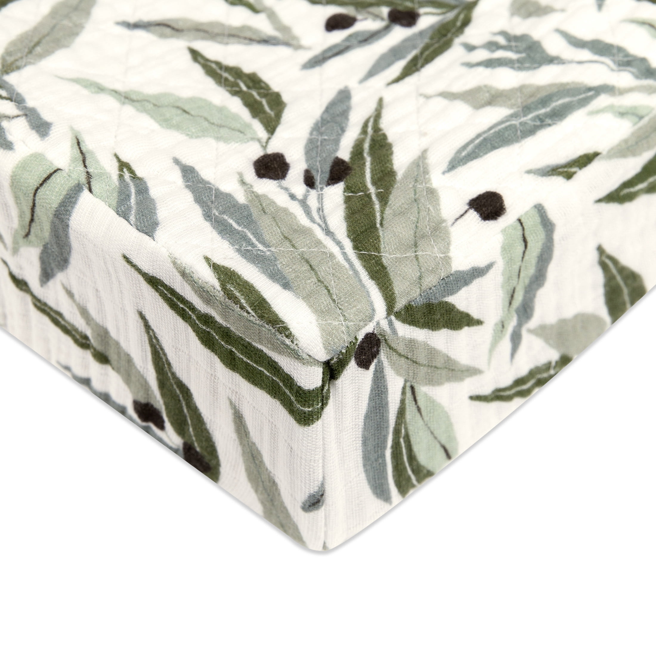 Babyletto Quilted Changing Pad Cover in GOTS Certified Organic Muslin Cotton