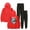 Red, variant on John Summit Comfort in Chaos Men/Women Fall Suit Hoodies Sportswear Hooded Ankle Banded Pant Two Piece Set