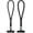 Black& Grey, variant on 2 Pack Phone Wrist Strap, Wrist lanyard for iPhone Case Camera, Anti Theft Phone Strap Lanyard with 360 °   Rotating Hook, Charm Chain Camera Wristlet for Travel