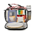 thumbnail image 2 of Soft Pink Bows Insulated Lunch Bag Portable Cooler Bag Mommy Bag Large Capacity 6L, 2 of 9