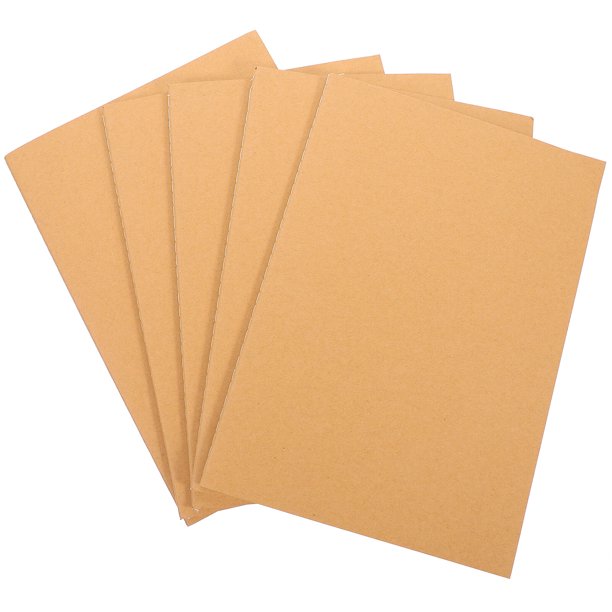 WORGEOUS Cuadernos de bocetos de estilo Simple, cuadernos de bocetos en blanco para estudiantes, cuadernos en blanco para pintar, 5 uds.