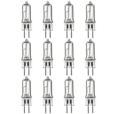 - 12 Pack Sunlite Halogen 100 Watt Single Ended T3.5 GY6.35 Base 120V Clear Light Bulb