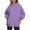 Purple, variant on Oversized Hoodies with Pocket Women Cotton Plain Pullover Hooded Sweatshirts Sweater Long Sleeve Fleece Lined Tops (XL, Sky Blue 01)