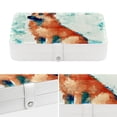 thumbnail image 4 of Pixel Dog PU Leather Bracelet Holder Jewelry Organizer Box with Removable Compartment - Portable Organize Storage Case, 4 of 6