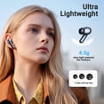 thumbnail image 6 of VEAT00L Active Noise Cancelling Wireless Earbuds with Smart Touch Screen, HiFi Stereo Sound, ENC Clear Call Ear Buds, 80H Playtime, IPX7 Waterproof, Transparency Mode，5 EQ for iOS Android, 6 of 9