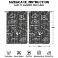 thumbnail image 2 of Kitchen Food Colorful Cooking Chef Curtains-blackout Curtains Bedroom Decor Living Room Darkening Grommet Window Drapes 2 Panels Set 41"x63", 2 of 2