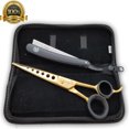 thumbnail image 3 of Salon Hair Cutting 8' Barber Shears Thinning Shears w/ Razor TIJERAS FREE SHIP, 3 of 3