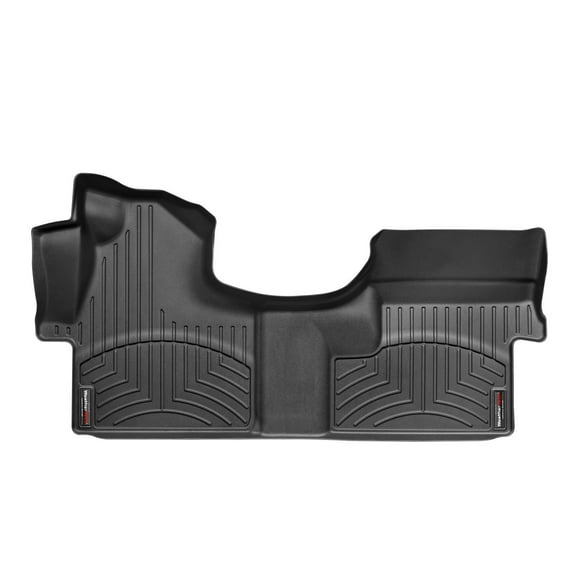 WeatherTech Custom Fit FloorLiners compatible with Dodge Sprinter - 1st Row - Over The Hump, Black