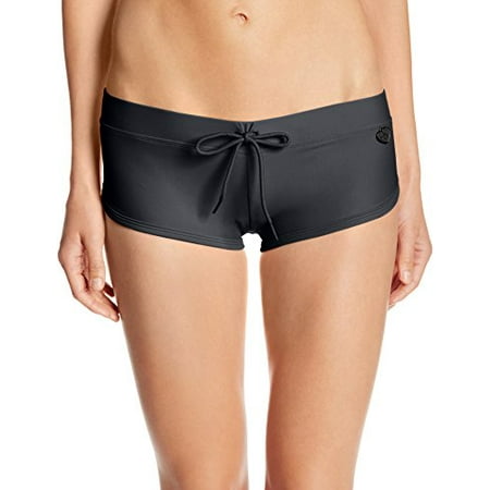 Body Glove Women's Smoothies Sidekick Bikini Bottom Swimwear, Black,
