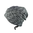 thumbnail image 2 of Qarigey Gorro elástico con estilo, gorros, tocados, tocados clásicos ajustables, ropa, turbante apilable Multicolor Sombreros negro gris Qarigey AP010975-01B, 2 of 6