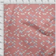 thumbnail image 4 of oneOone Rayon Peach Fabric Geometric Sewing Material Print Fabric By The Yard 56 Inch Wide-F6, 4 of 5