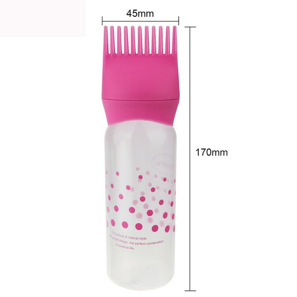Hot Hair Dye Bottle Applicator Brush Dispensing Salon Hair Coloring Dyeing Makeup Organizers