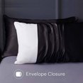thumbnail image 3 of Satin Pillowcase Set of 2, Similar to Silk Pillow Cases, King Size Cooling and Soft Satin Pillow Cases for Hair and Skin, Gifts for Women Men, Envelope Closure, 20''x36'', 3 of 6