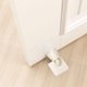 thumbnail image 4 of Injueey Tope de puerta de silicona ABS, adhesivo sin perforaciones, soportes de puerta ocultos, tope de puerta autoadhesivo, protectores de pared, tope Decoración del hogar Blanco Injueey HA001129-01, 4 of 6