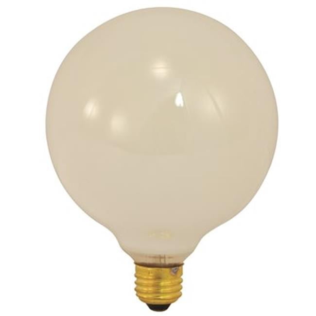 S3001 Satco Incandescent Decorative Lamp G40, 40 Watt - Gloss White