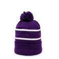 thumbnail image 3 of Outdoor Cap KNF-100 Watch Cap with Black Fleece Lining-Purple/White, 3 of 4