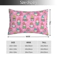 thumbnail image 2 of Fotbe pink Holiday Joy Funda de Almohada Decorativa Estilo Occidental, Lujo en Algodón, Fundas para Almohadas King, Cojín Estampado para Decoración del Hogar-20"x30", 2 of 6