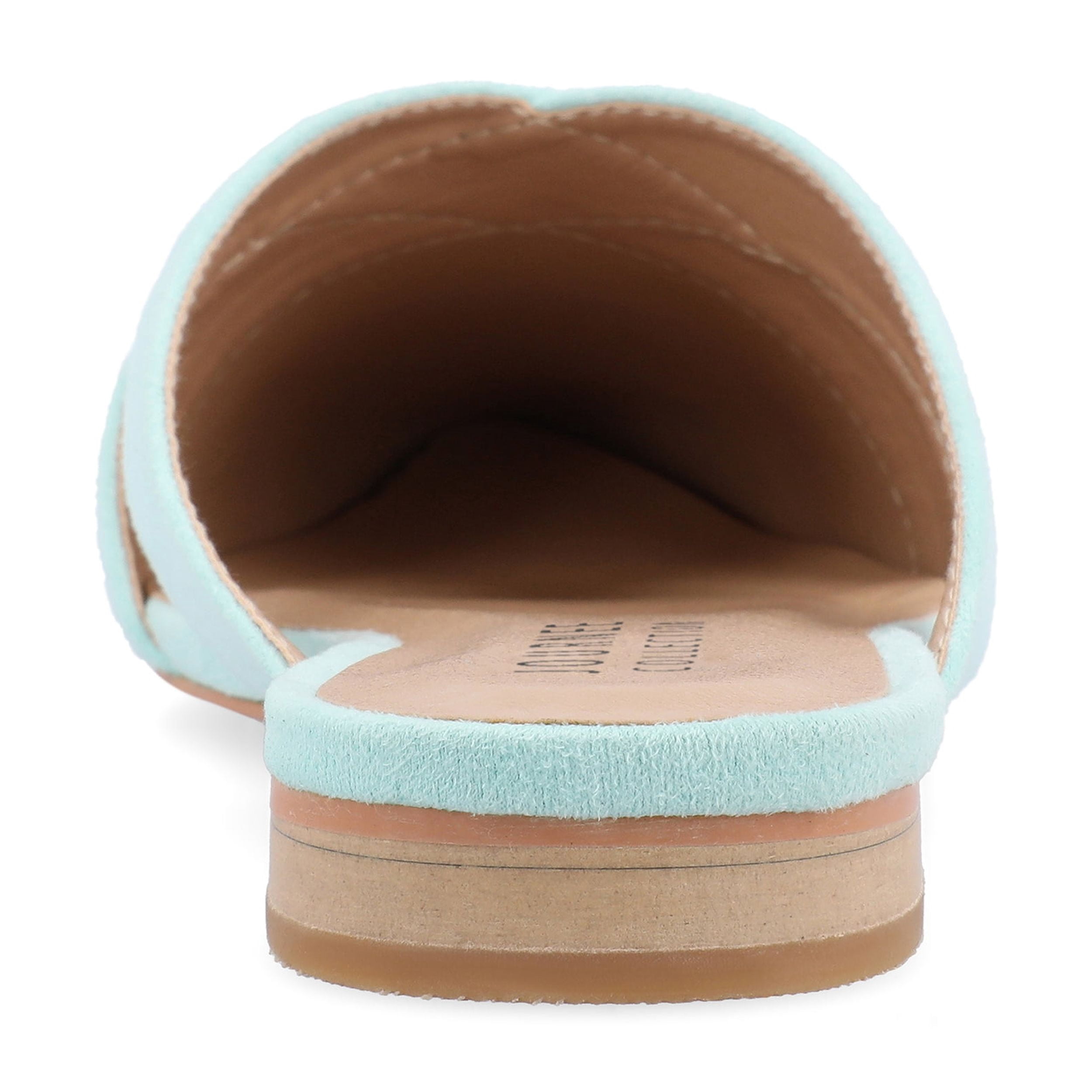 Journee Womens Giada Slip On Almond Toe Mules Flats