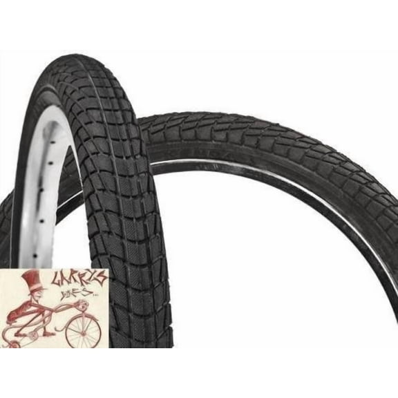 KENDA Kontact 20" X 2.25" Black Bicycle Tires-1 Pair