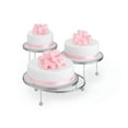 thumbnail image 4 of Wilton Cakes 'N More 3-Tier Cake Stand, Chrome, 4 of 9