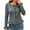 Dark Gray, variant on Women's Autumn/Winter Button-Front Short Coat: Lightweight Padded w/ Wave-Stitch Side Pockets, Non-Hooded